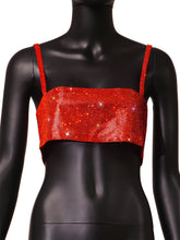 Glitzerndes Crop-Top „Text Me“